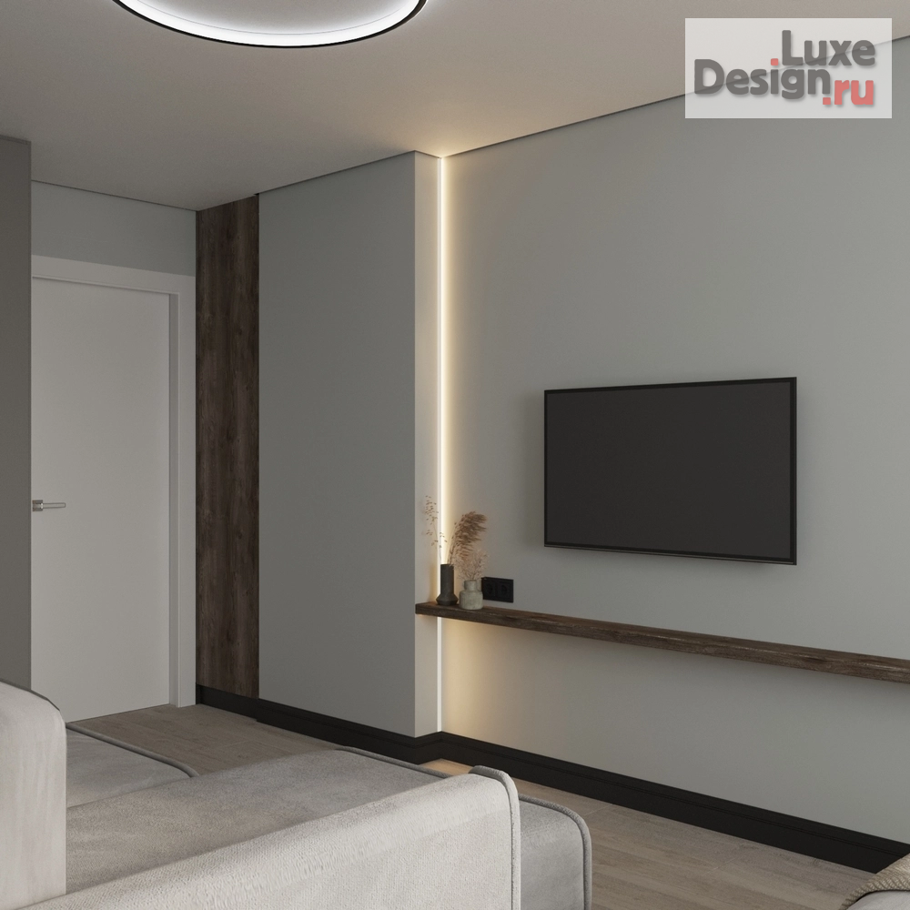 Дизайн интерьера однокомнатной квартиры "Интерьер однокомнатной квартиры г. Самара, ул. Георгия Митерева" (фото 10)