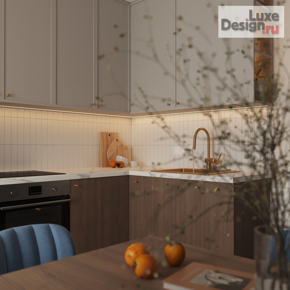 Дизайн интерьера двухкомнатной квартиры "Интерьер двухкомнатной квартире г. Самара, ул Никитинская" (фото 20)