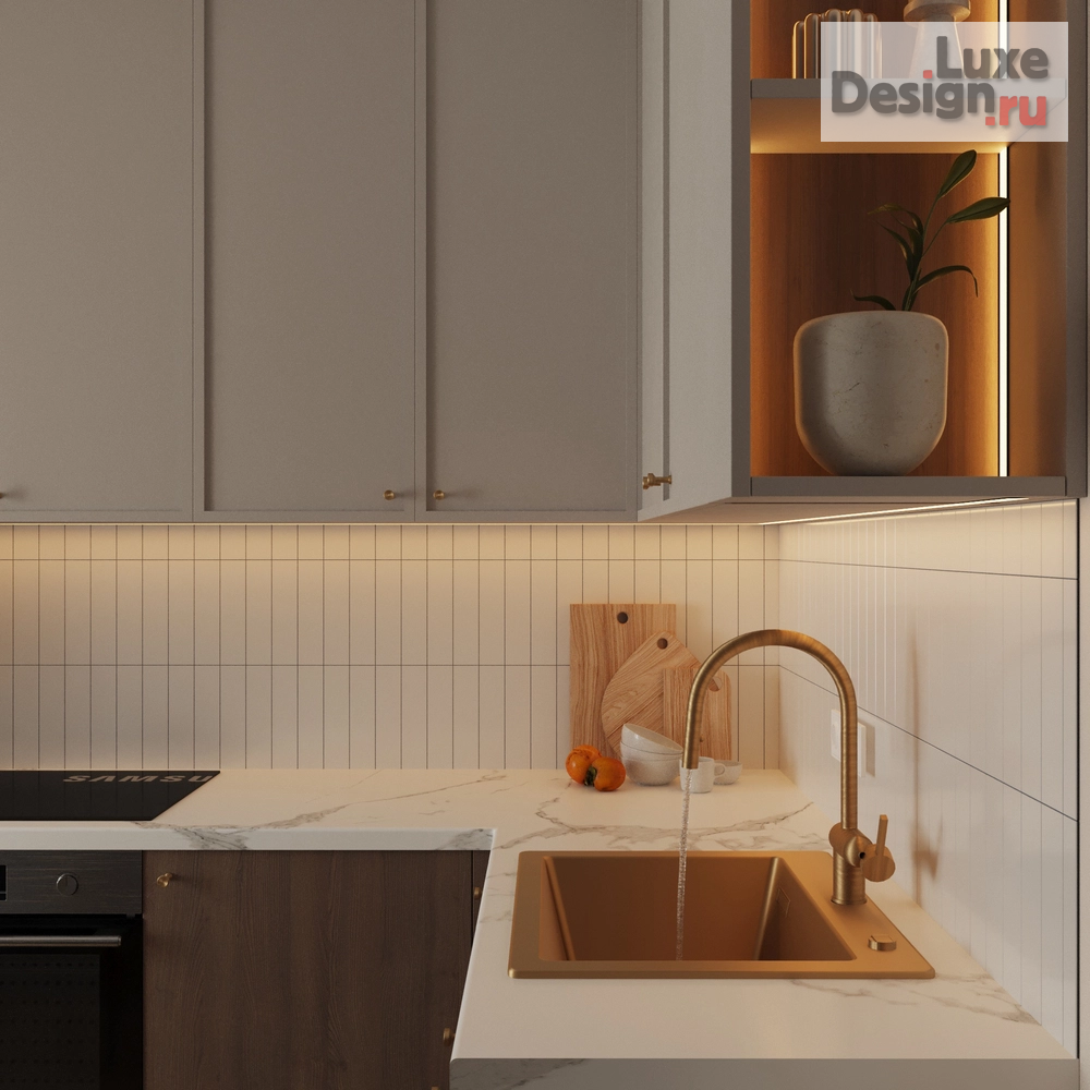 Дизайн интерьера двухкомнатной квартиры "Интерьер двухкомнатной квартире г. Самара, ул Никитинская" (фото 21)