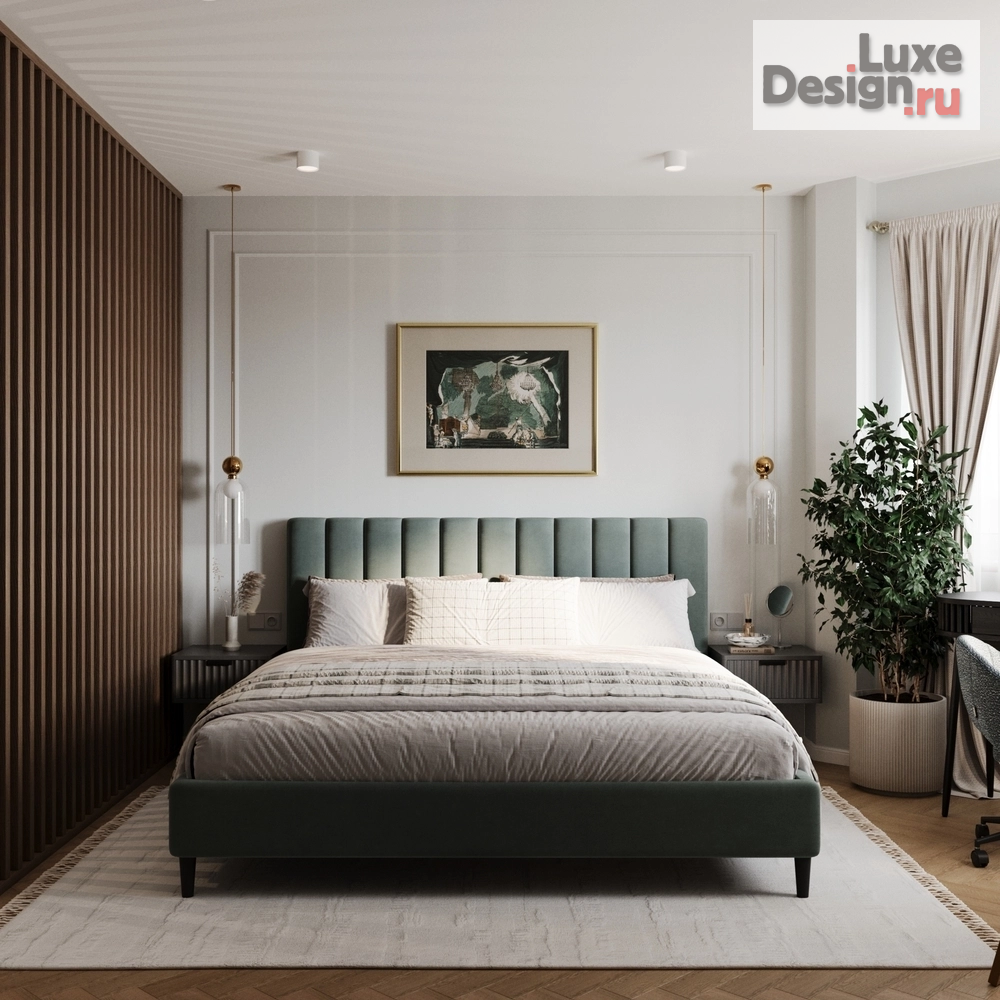 Дизайн интерьера двухкомнатной квартиры "Интерьер двухкомнатной квартире г. Самара, ул Никитинская" (фото 1)