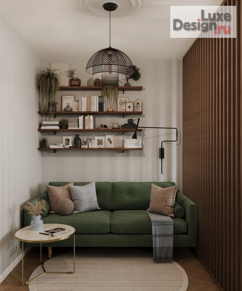 Дизайн интерьера двухкомнатной квартиры "Интерьер двухкомнатной квартире г. Самара, ул Никитинская" (фото 3)