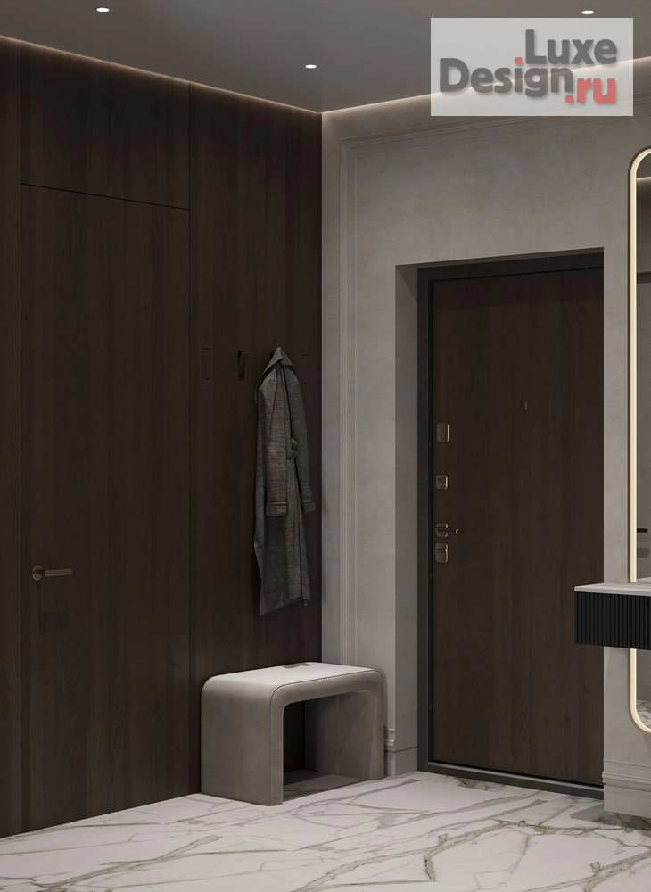 Дизайн интерьера двухкомнатной квартиры "Евродвушка в стиле модерн " (фото 3)