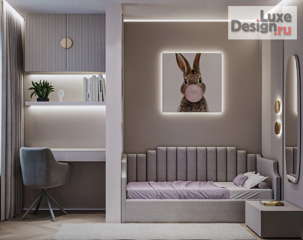 Дизайн интерьера двухкомнатной квартиры "2-х комнатная квартира 63 кв.м" (фото 5)