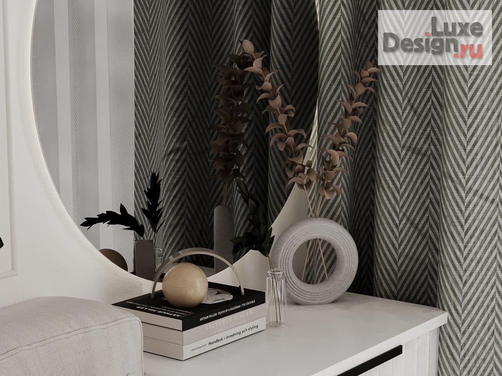 Дизайн интерьера однокомнатной квартиры "Дизайн проект 1+ комнатной квартиры " (фото 5)