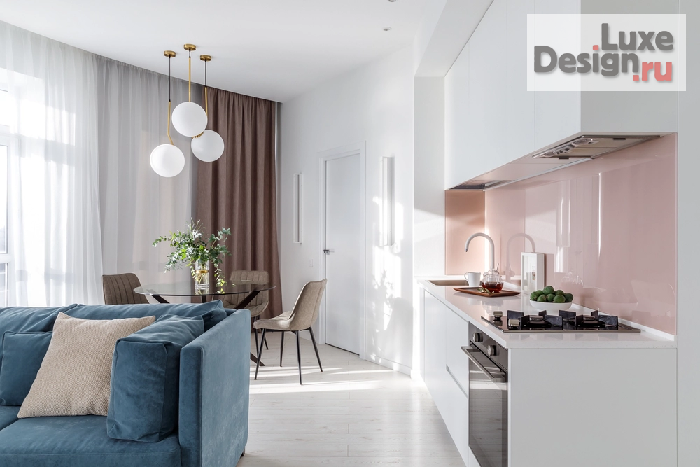 Дизайн интерьера квартиры "Дыхание моря" (фото 7) от дизайнера Потшивко Кира Владимировна Дизайн интерьера квартиры "Дыхание моря" (фото 7)