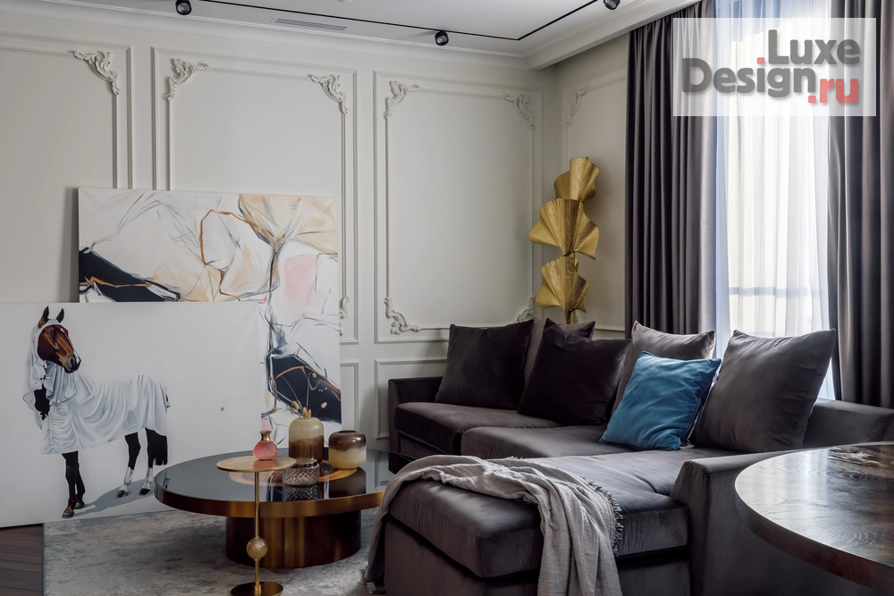 Дизайн интерьера квартиры "Нью-Йоркский шик" (фото 4) от дизайнера Потшивко Кира Владимировна Дизайн интерьера квартиры "Нью-Йоркский шик" (фото 4)