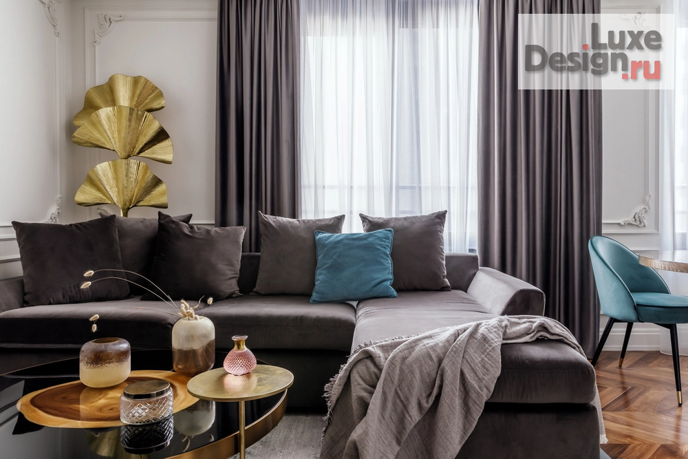 Дизайн интерьера квартиры "Нью-Йоркский шик" (фото 13) от дизайнера Потшивко Кира Владимировна Дизайн интерьера квартиры "Нью-Йоркский шик" (фото 13)