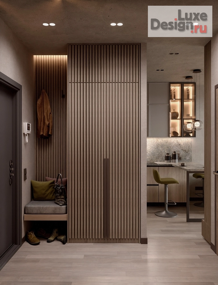 Дизайн интерьера квартиры студии "Студия в современном стиле с нотками брутальности" (фото 9)