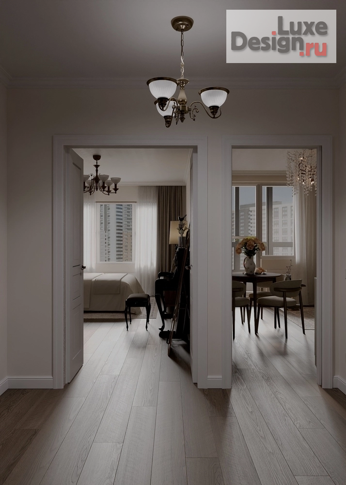 Дизайн интерьера двухкомнатной квартиры "ЖК Атмосфера" (фото 8)