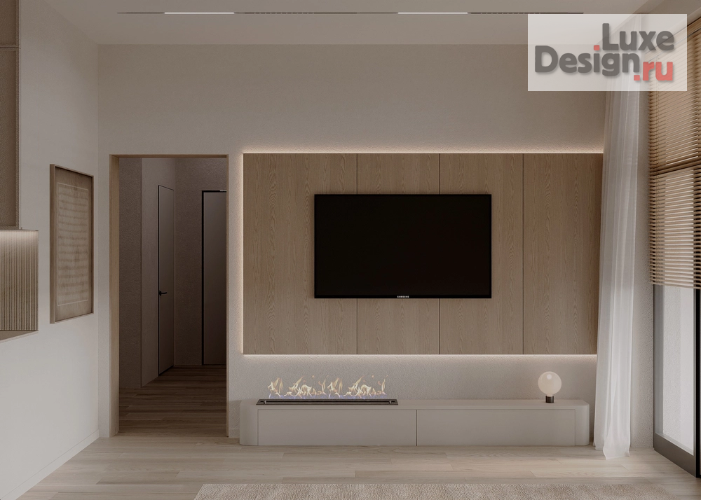 Дизайн интерьера двухкомнатной квартиры "ЖК Дефанс" (фото 5)