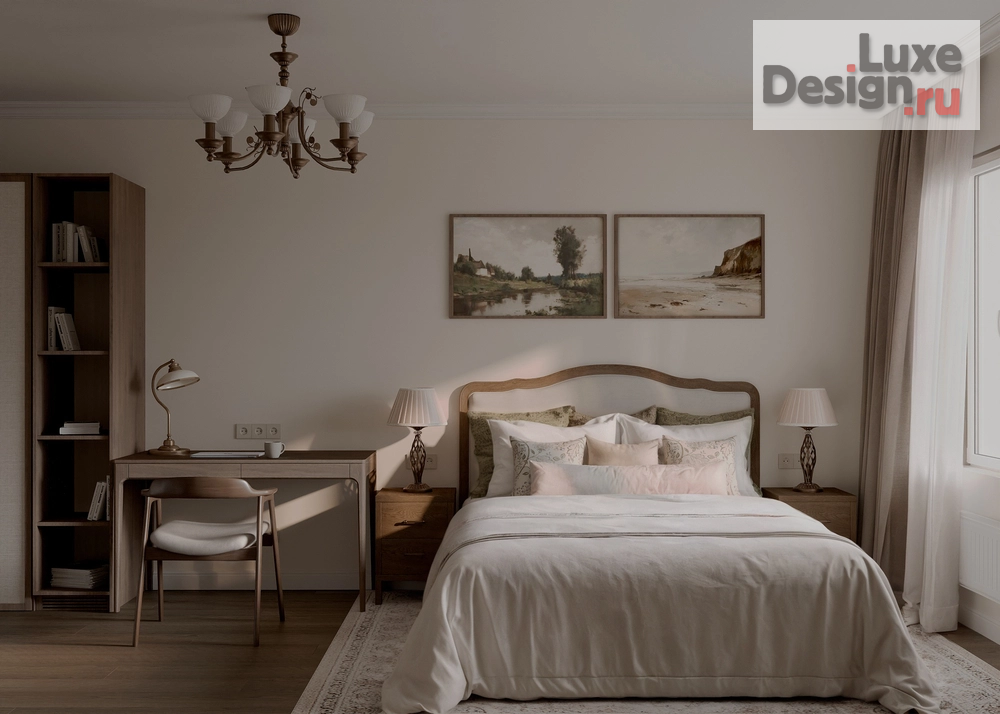 Дизайн интерьера двухкомнатной квартиры "ЖК Атмосфера" (фото 1)