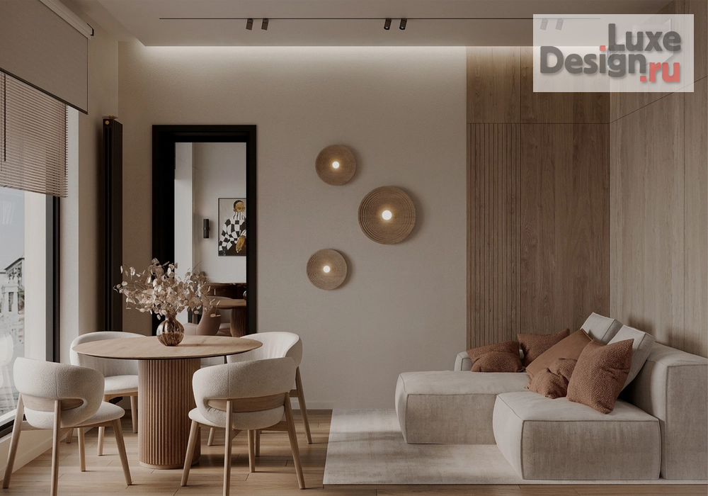 Дизайн интерьера трехкомнатной квартиры "ЖК GloraX Premium" (фото 1)