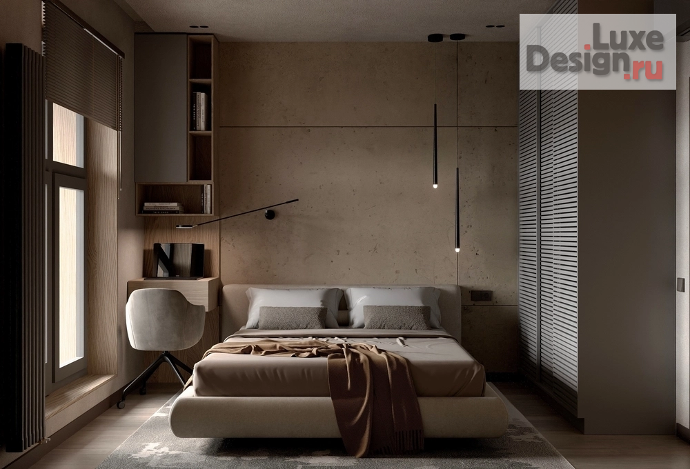 Дизайн интерьера квартиры студии "Студия в современном стиле с нотками брутальности" (фото 5)