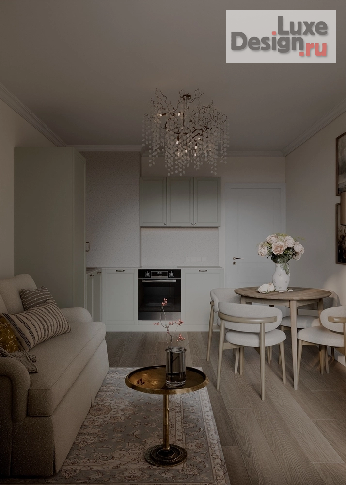 Дизайн интерьера двухкомнатной квартиры "ЖК Атмосфера" (фото 5)