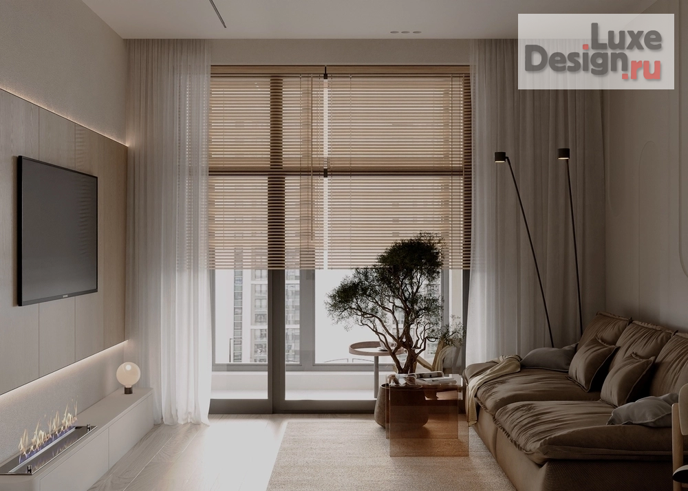 Дизайн интерьера двухкомнатной квартиры "ЖК Дефанс" (фото 2)