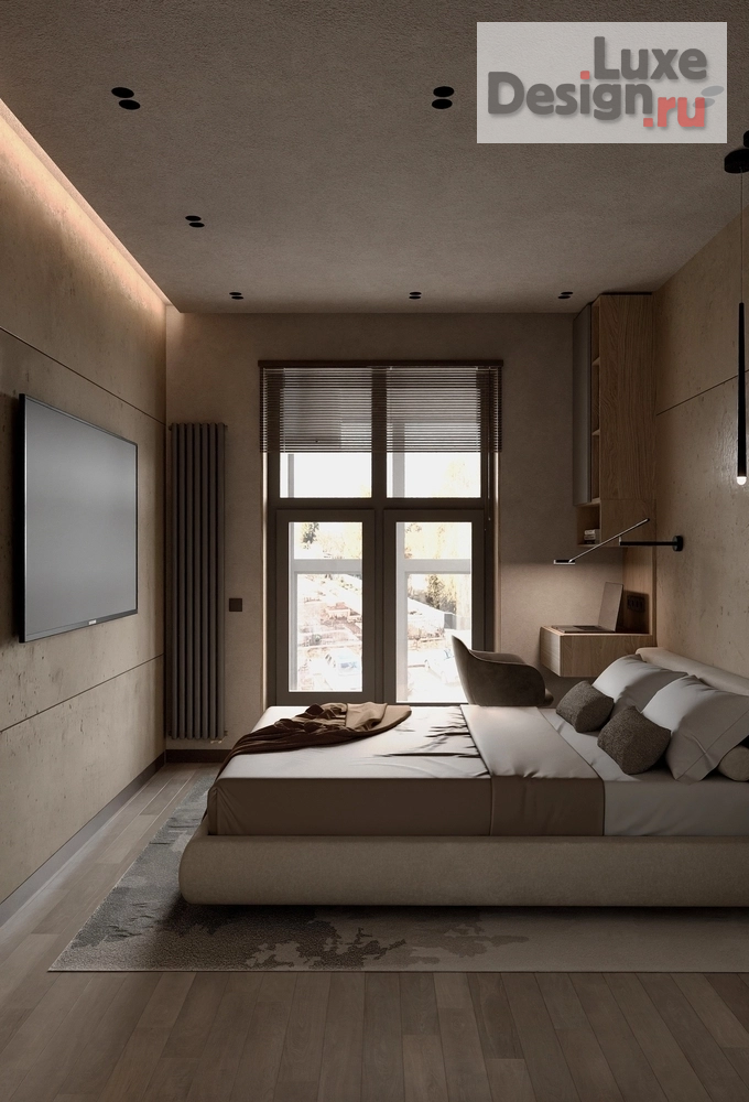 Дизайн интерьера квартиры студии "Студия в современном стиле с нотками брутальности" (фото 7)