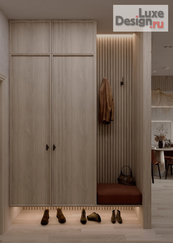 Дизайн интерьера однокомнатной квартиры "ЖК "Чёрная речка"" (фото 4) от дизайнера Родионова Инна Дизайн интерьера однокомнатной квартиры "ЖК "Чёрная речка"" (фото 4)