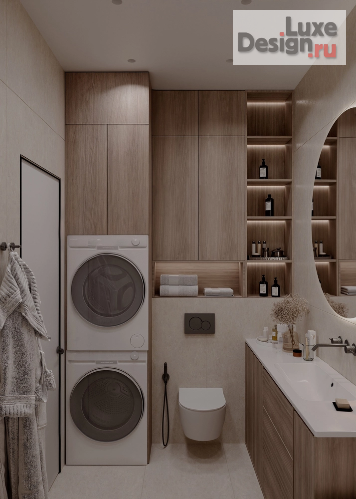 Дизайн интерьера двухкомнатной квартиры "ЖК Дефанс" (фото 7)