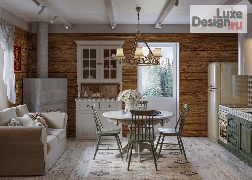 Дизайн интерьера загородного дома "Английский кантри" (фото 12)
