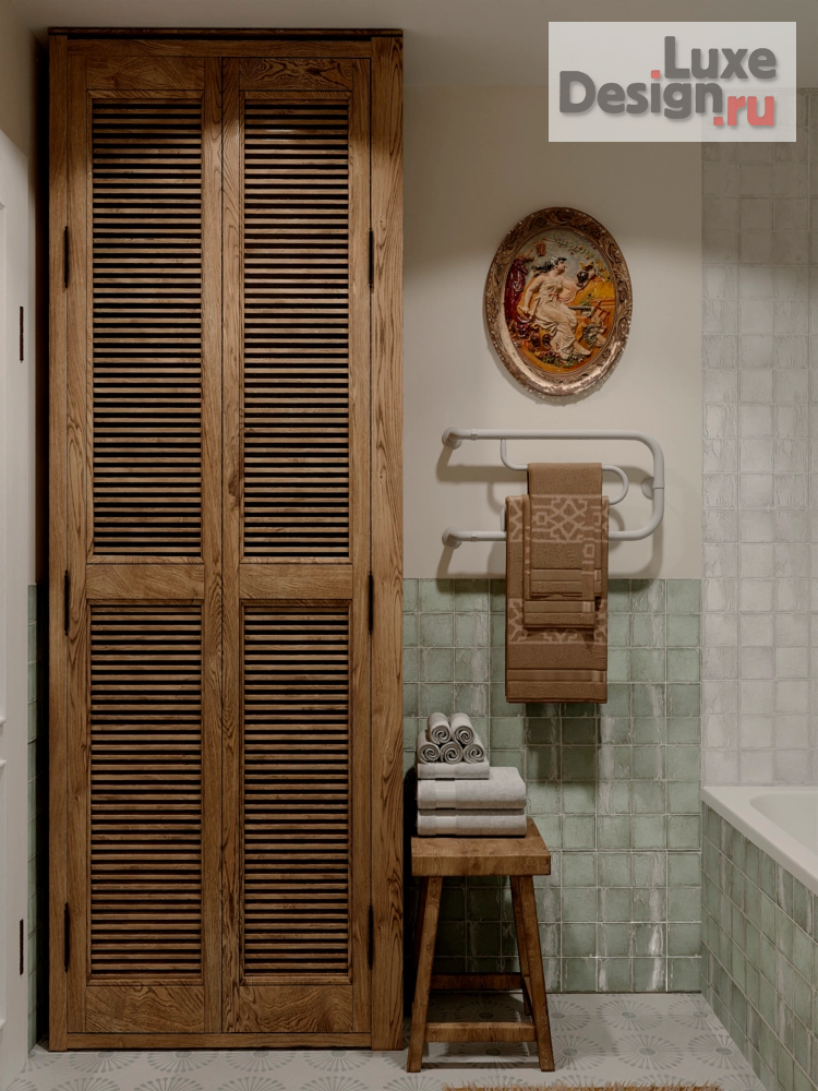 Дизайн интерьера загородного дома "Тёплый эклектичный интерьер" (фото 7) от дизайнера Родионова Инна Дизайн интерьера загородного дома "Тёплый эклектичный интерьер" (фото 7)