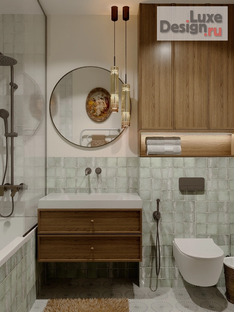 Дизайн интерьера загородного дома "Тёплый эклектичный интерьер" (фото 8) от дизайнера Родионова Инна Дизайн интерьера загородного дома "Тёплый эклектичный интерьер" (фото 8)