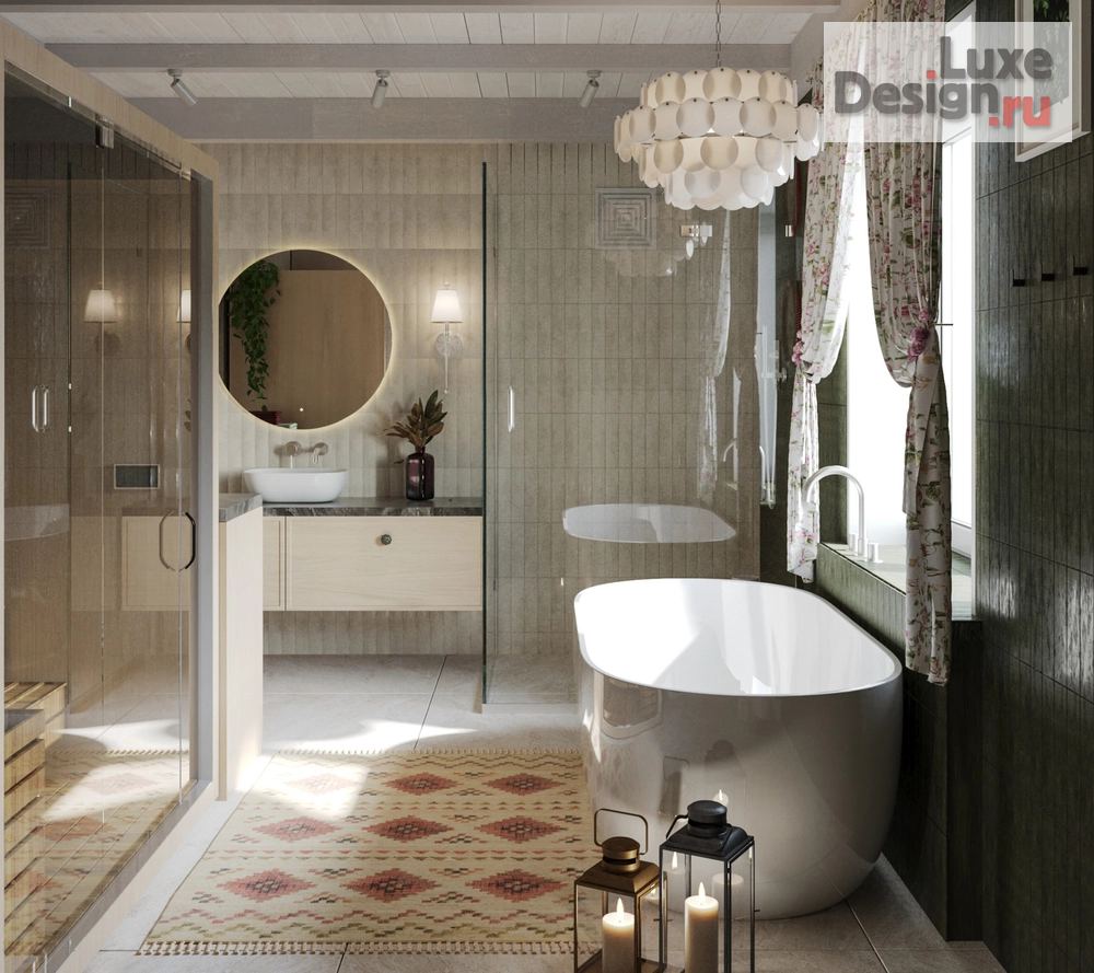 Дизайн интерьера загородного дома "Английский кантри" (фото 9)