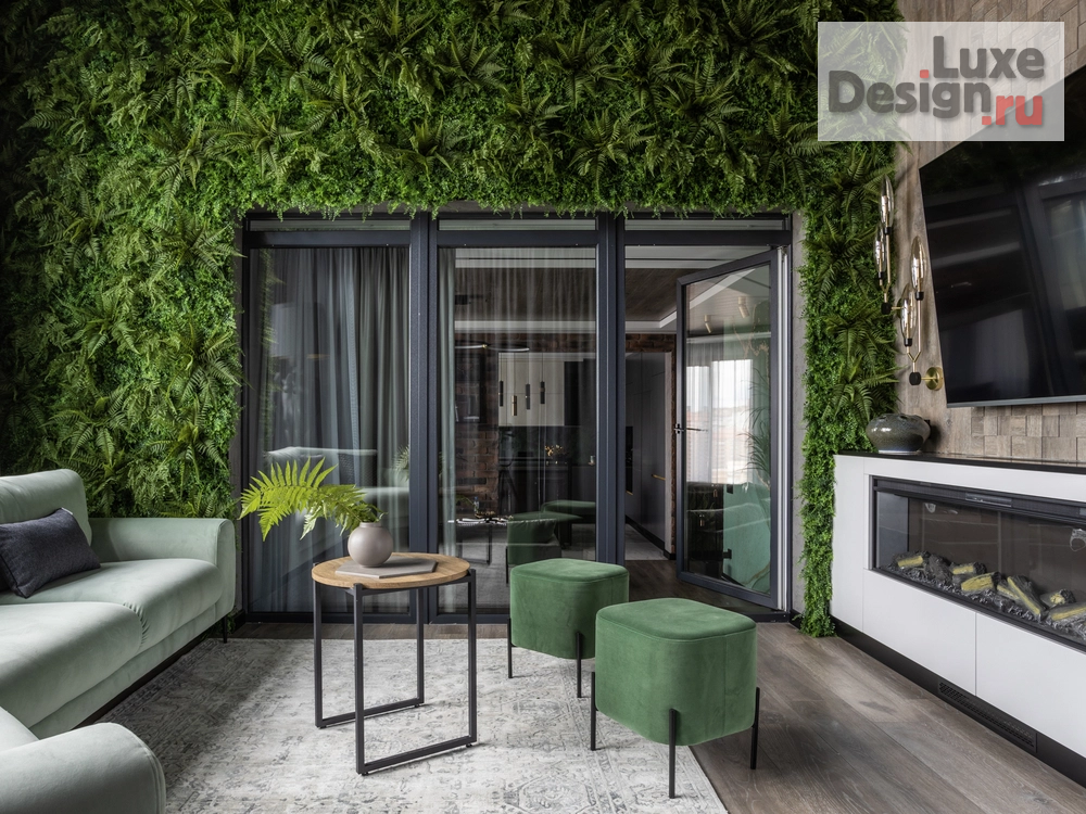 Дизайн интерьера квартиры "Green LДом" (фото 9) от дизайнера Стильный Дом - студия дизайна Ольги Магановой Дизайн интерьера квартиры "Green LДом" (фото 9)