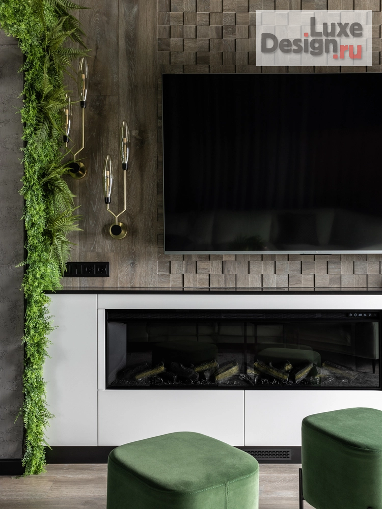 Дизайн интерьера квартиры "Green LДом" (фото 11) от дизайнера Стильный Дом - студия дизайна Ольги Магановой Дизайн интерьера квартиры "Green LДом" (фото 11)