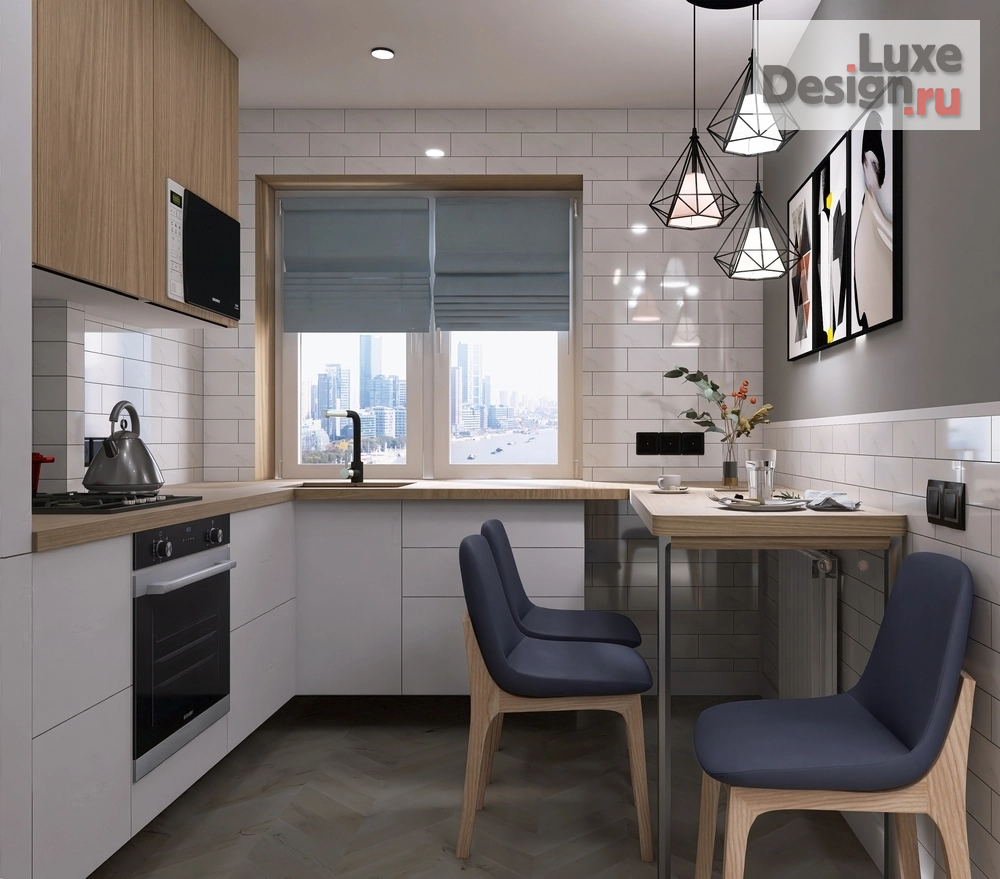 Дизайн интерьера двухкомнатной квартиры "Сканди" (фото 6)