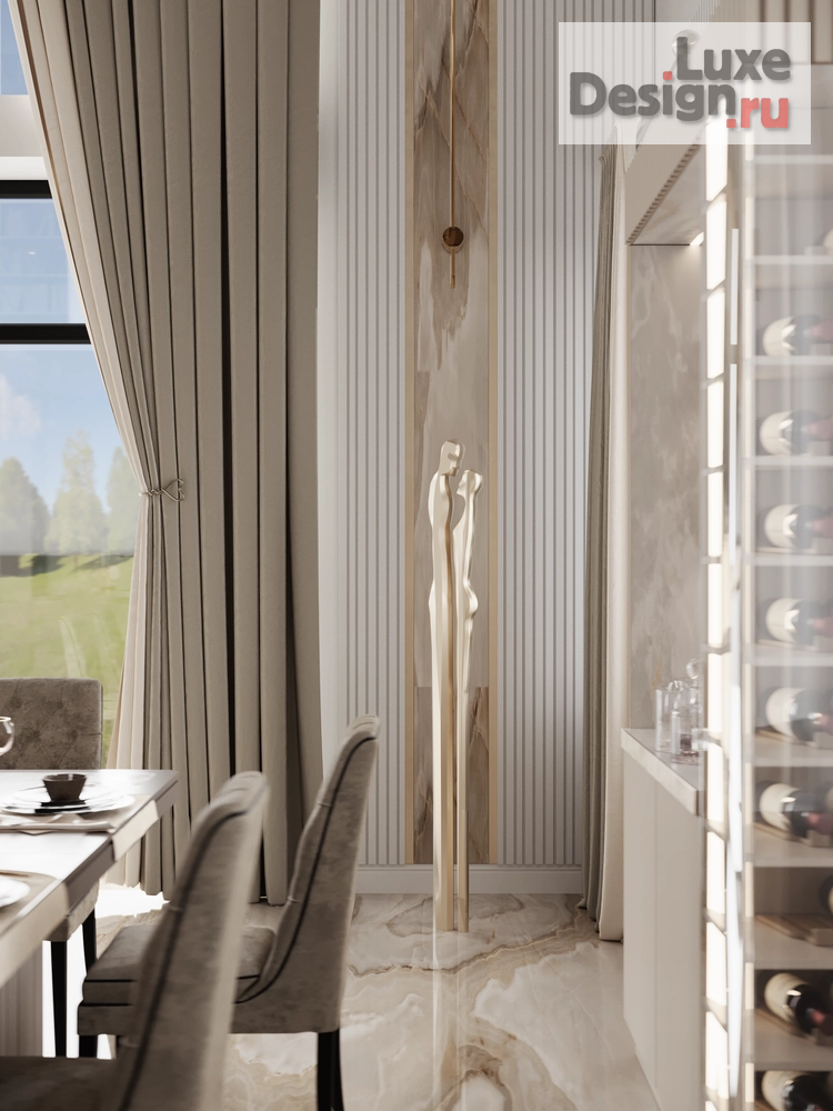 Дизайн интерьера гостиной "Кухня-гостиная в частном доме" (фото 13)