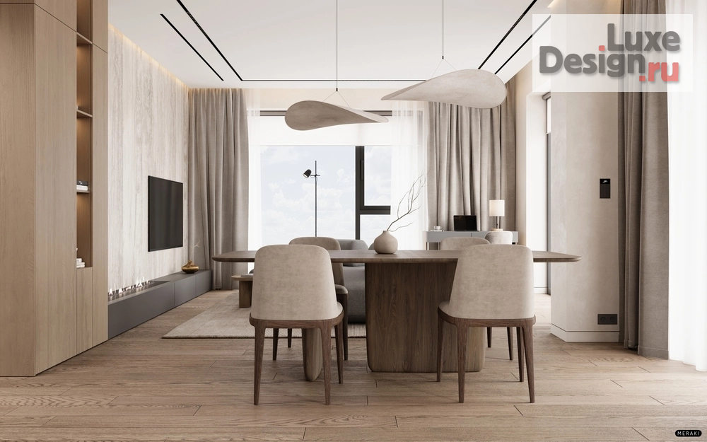 Дизайн интерьера квартиры "ЖК Primavera (108 кв). Кухня-гостиная" (фото 21)