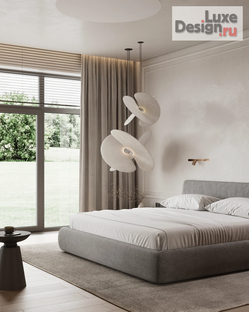 Дизайн интерьера частного дома "Дом (240 кв). Спальня и гардеробная" (фото 1)