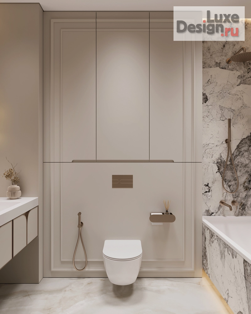 Дизайн интерьера квартиры "ЖК Primavera (104 кв). Сан. узел" (фото 4)