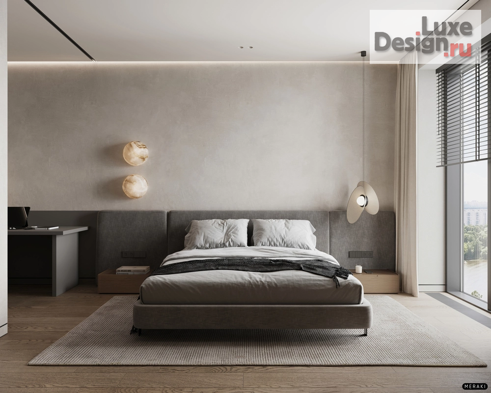 Дизайн интерьера квартиры "ЖК Primavera (53 кв). Спальня и кабинет" (фото 7)