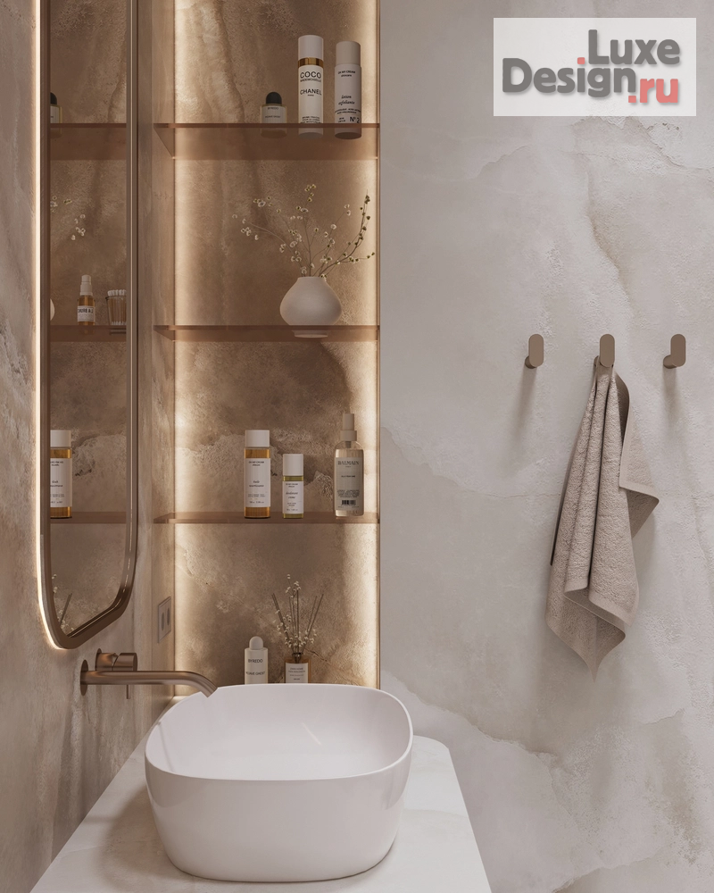 Дизайн интерьера квартиры "ЖК Primavera (104 кв). Мастер-ванная" (фото 8)