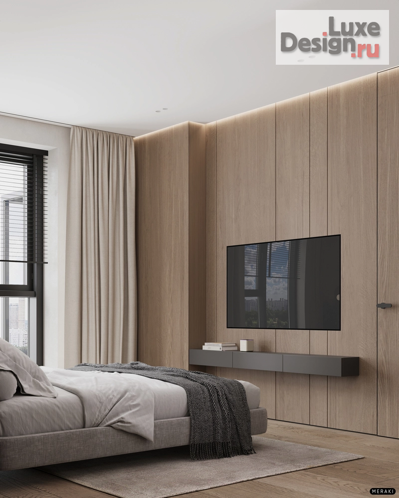 Дизайн интерьера квартиры "ЖК Primavera (53 кв). Спальня и кабинет" (фото 4)