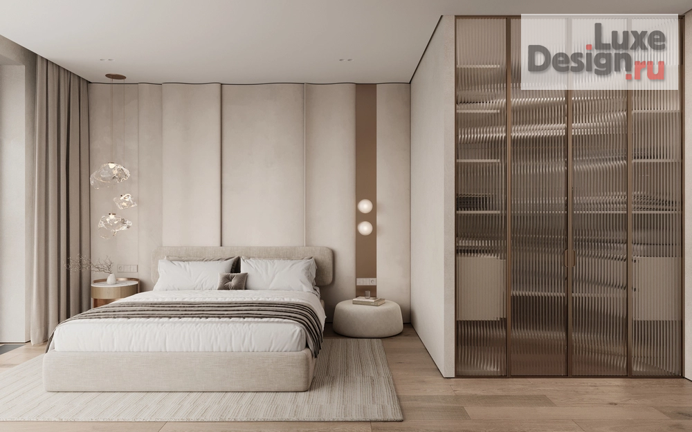 Дизайн интерьера квартиры "ЖК Primavera (104 кв). Спальня" (фото 5)