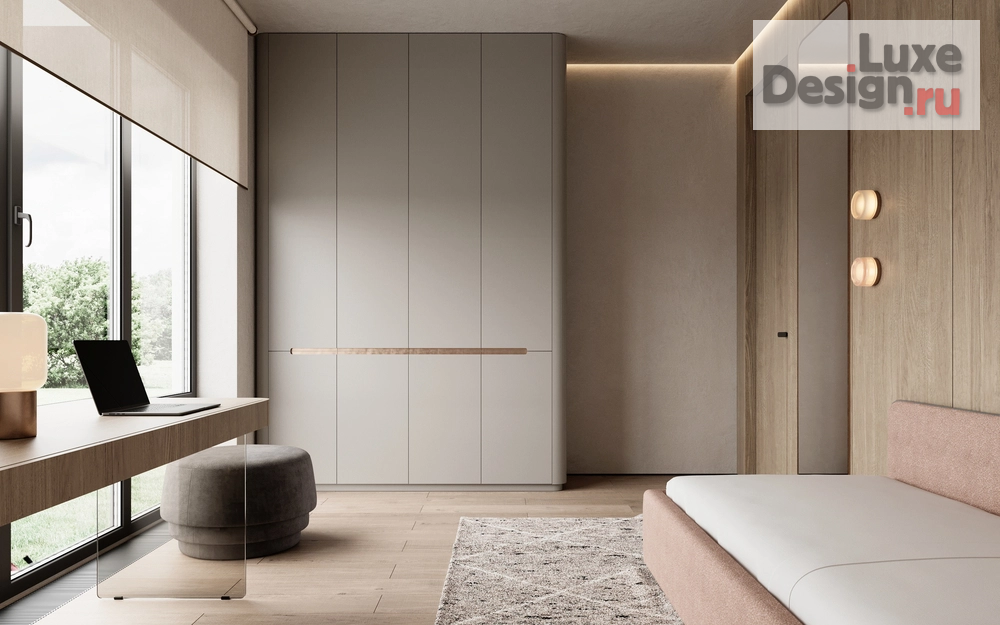 Дизайн интерьера коттеджа "Дом (240 кв). Детская девочки" (фото 3)