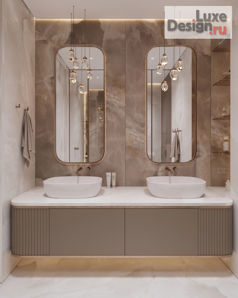 Дизайн интерьера квартиры "ЖК Primavera (104 кв). Мастер-ванная" (фото 1)