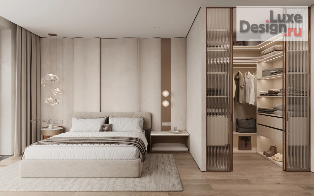 Дизайн интерьера квартиры "ЖК Primavera (104 кв). Спальня" (фото 7)