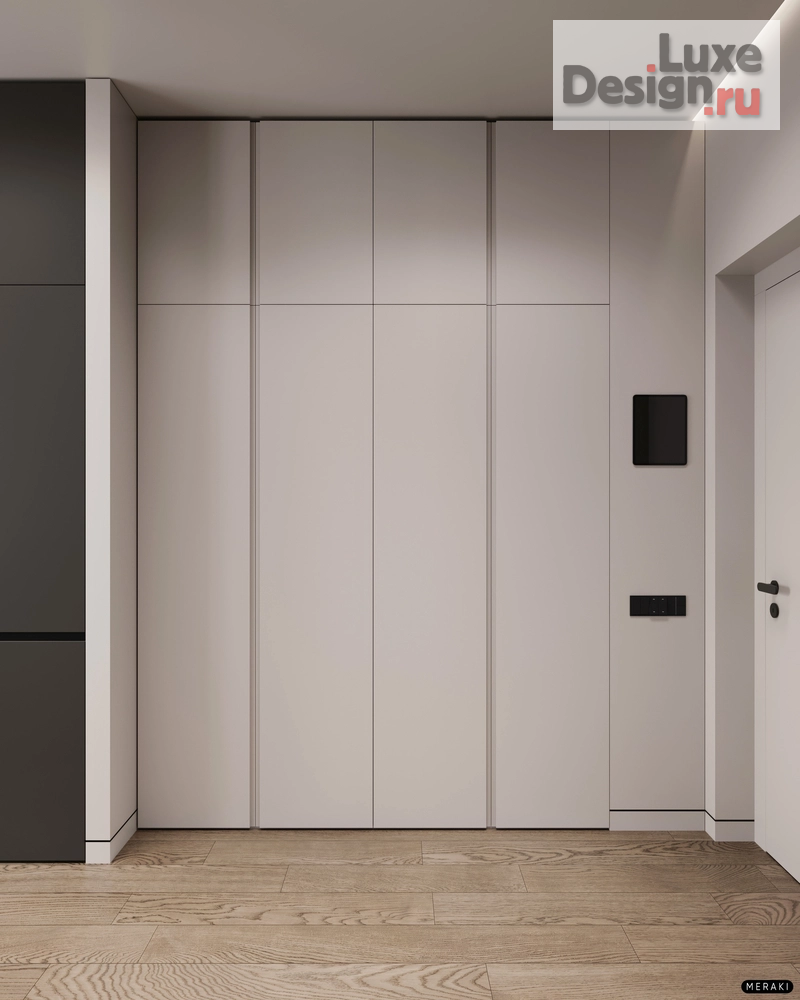 Дизайн интерьера квартиры "ЖК Primavera (53 кв). Прихожая и коридор" (фото 2)