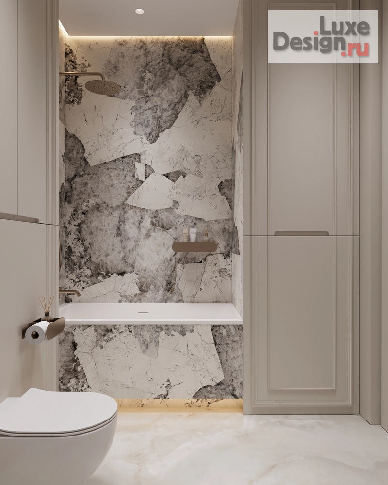 Дизайн интерьера квартиры "ЖК Primavera (104 кв). Сан. узел" (фото 5)