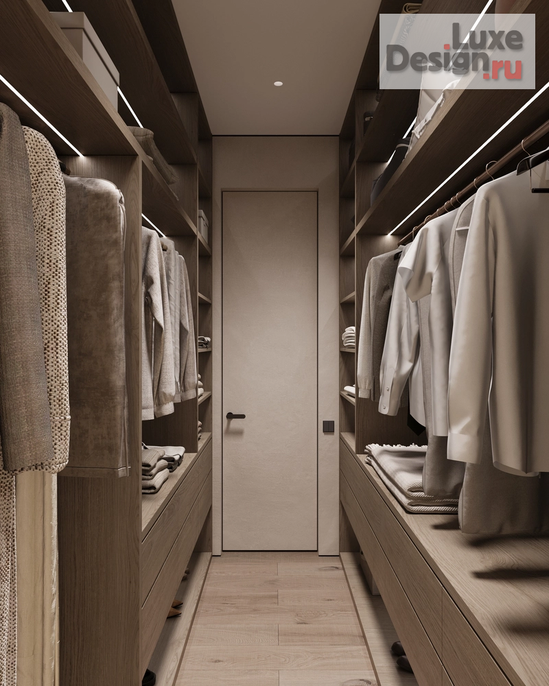 Дизайн интерьера частного дома "Дом (240 кв). Спальня и гардеробная" (фото 8)