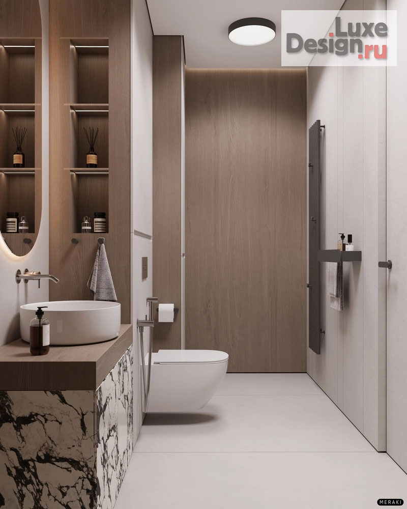 Дизайн интерьера квартиры "ЖК Primavera (53 кв). Ванная комната" (фото 8)