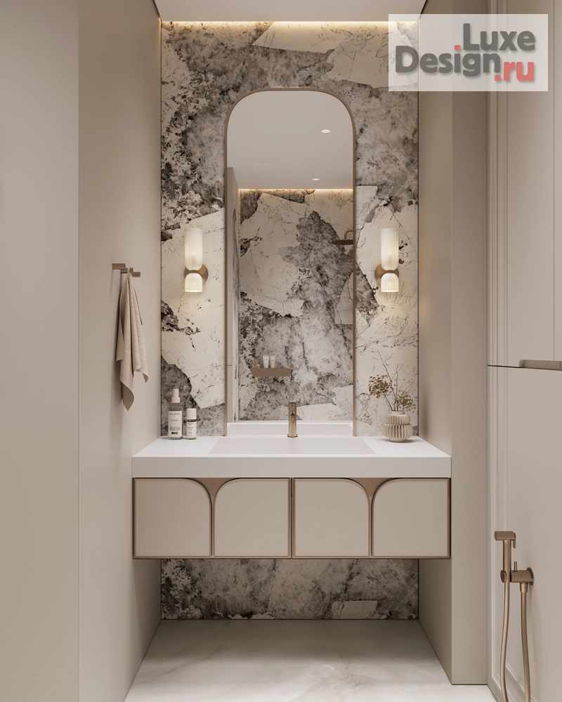 Дизайн интерьера квартиры "ЖК Primavera (104 кв). Сан. узел" (фото 1)