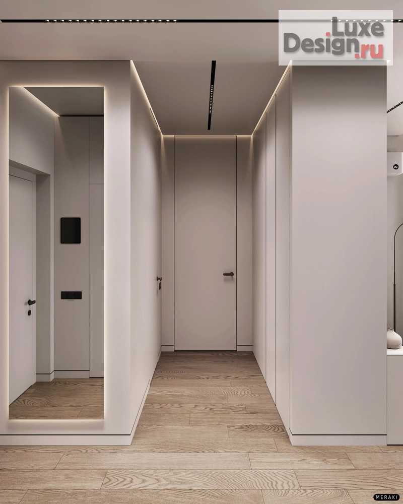 Дизайн интерьера квартиры "ЖК Primavera (53 кв). Прихожая и коридор" (фото 3)