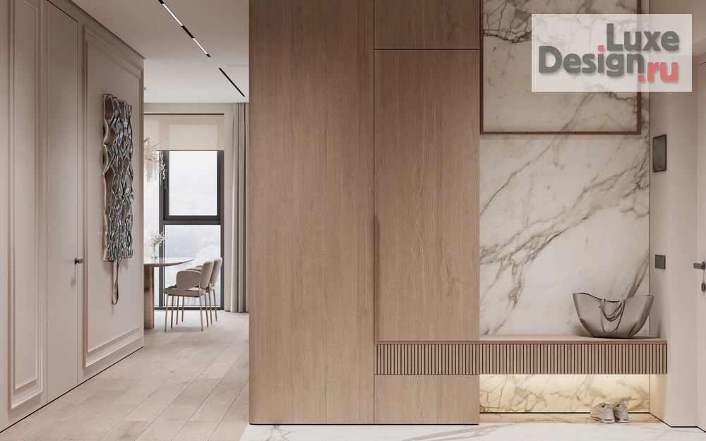 Дизайн интерьера квартиры "ЖК Primavera (104 кв). Прихожая и коридор" (фото 1)