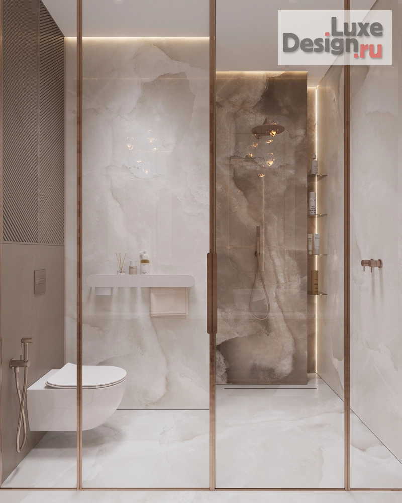 Дизайн интерьера квартиры "ЖК Primavera (104 кв). Мастер-ванная" (фото 3)