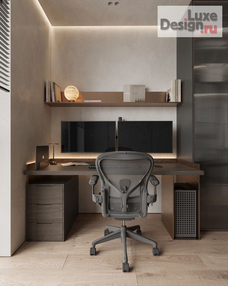 Дизайн интерьера квартиры "ЖК Primavera (104 кв). Кабинет" (фото 5)