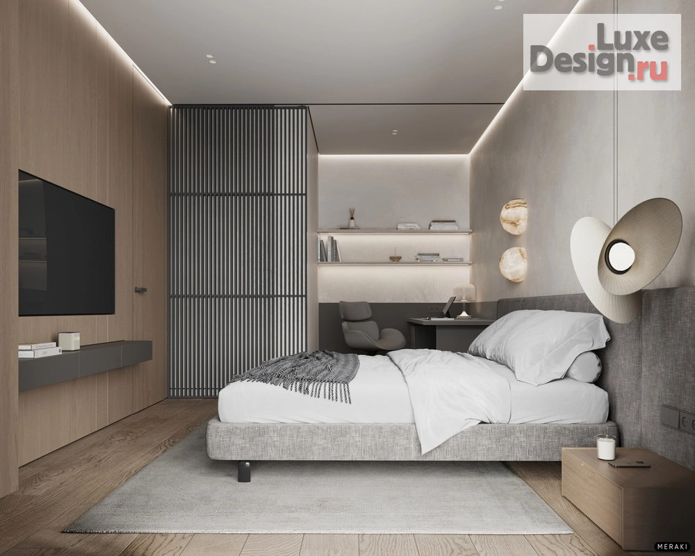 Дизайн интерьера квартиры "ЖК Primavera (53 кв). Спальня и кабинет" (фото 13)